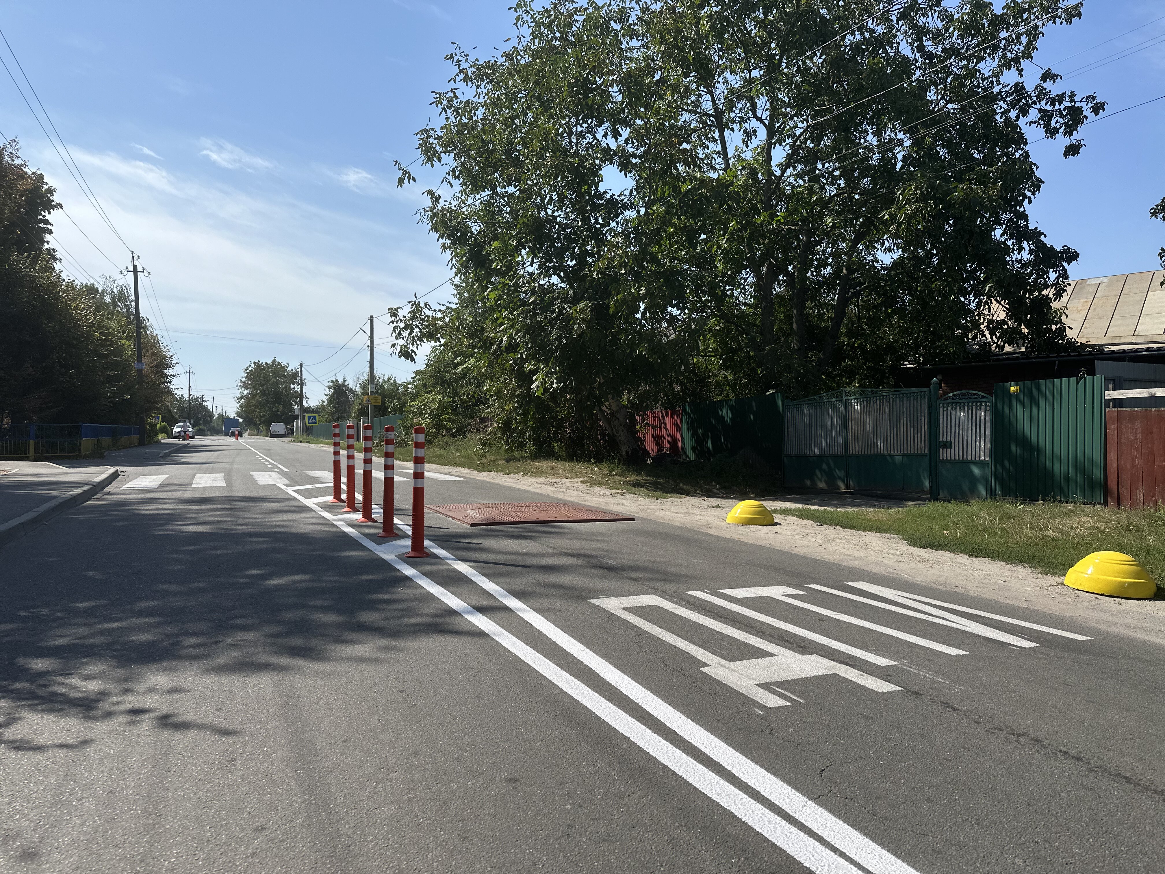 Поблизу Вінницько-Хутірського ліцею облаштували безпекову зону