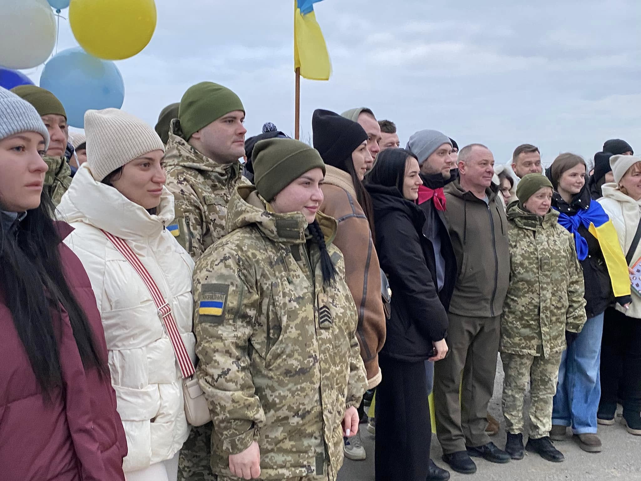 На Вінниччині зустріли прикордонника, який повернувся з російського полону