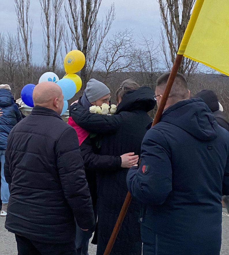 На Вінниччині зустріли прикордонника, який повернувся з російського полону