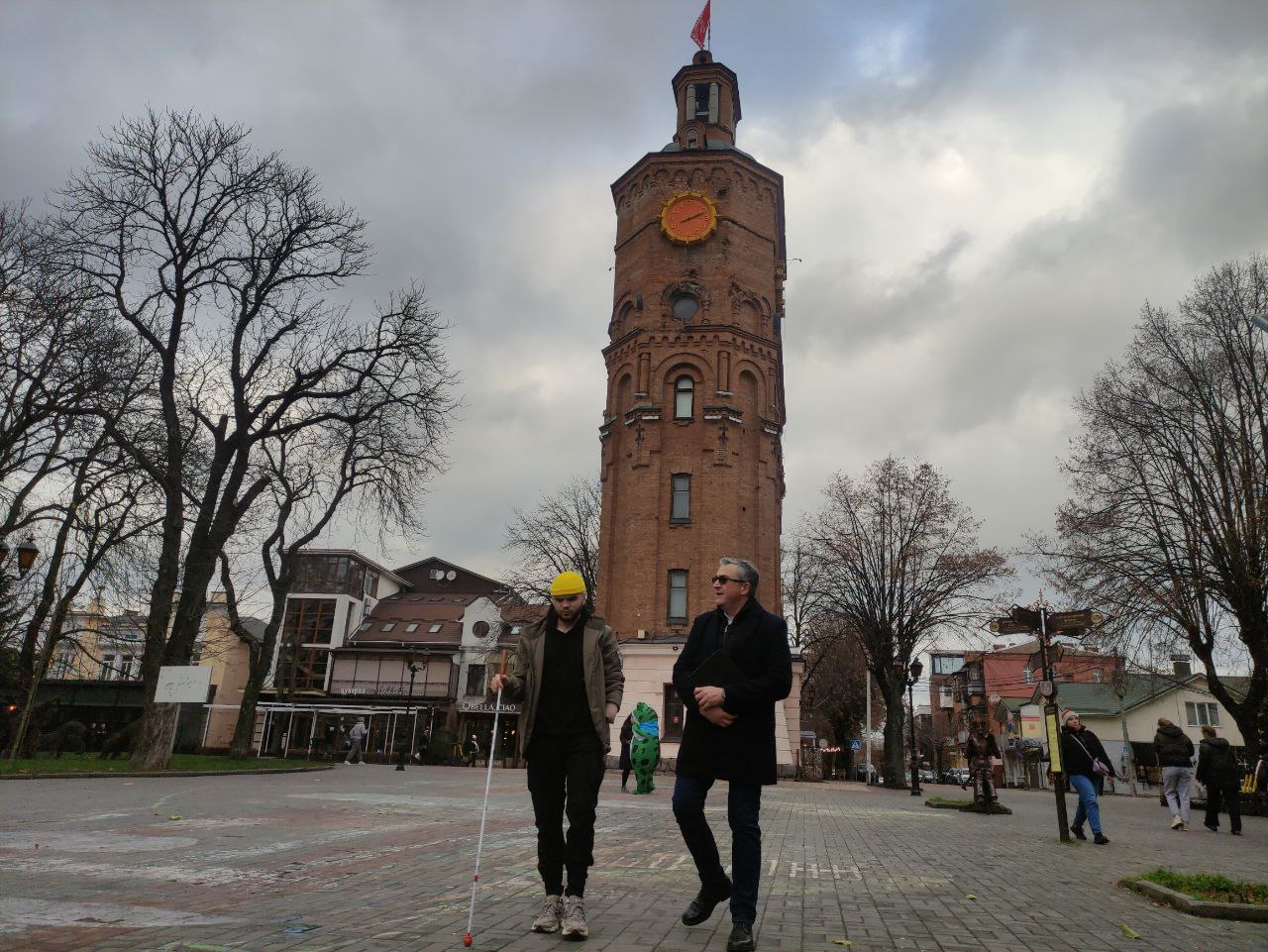 У центрі Вінниці провели робоче тестування пілотного безбар’єрного маршруту