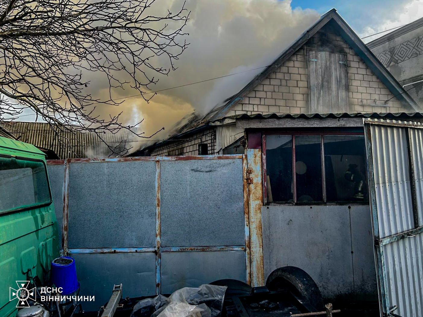 На Вінниччині під час пожежі загинули свійські тварини