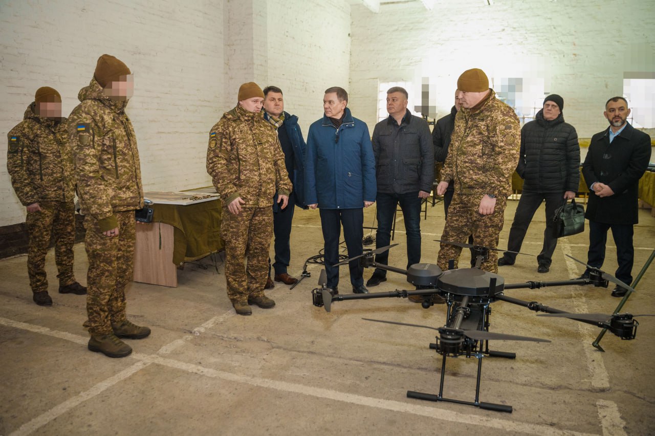 Вінницька громада передала нацгвардійцям безпілотні авіаційні комплекси та квадрокоптери Matrice