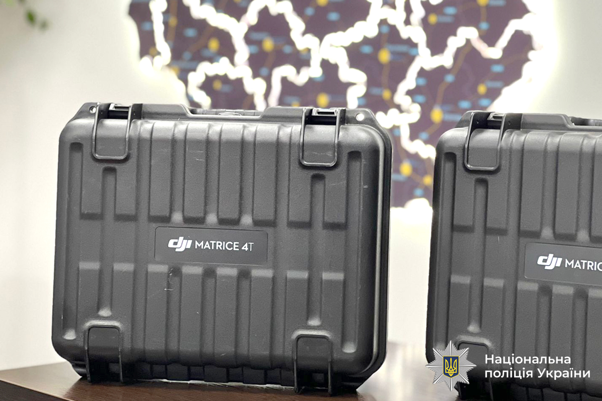 У Вінниці бійцям поліції особливого призначення (Стрілецький) передали дрони
