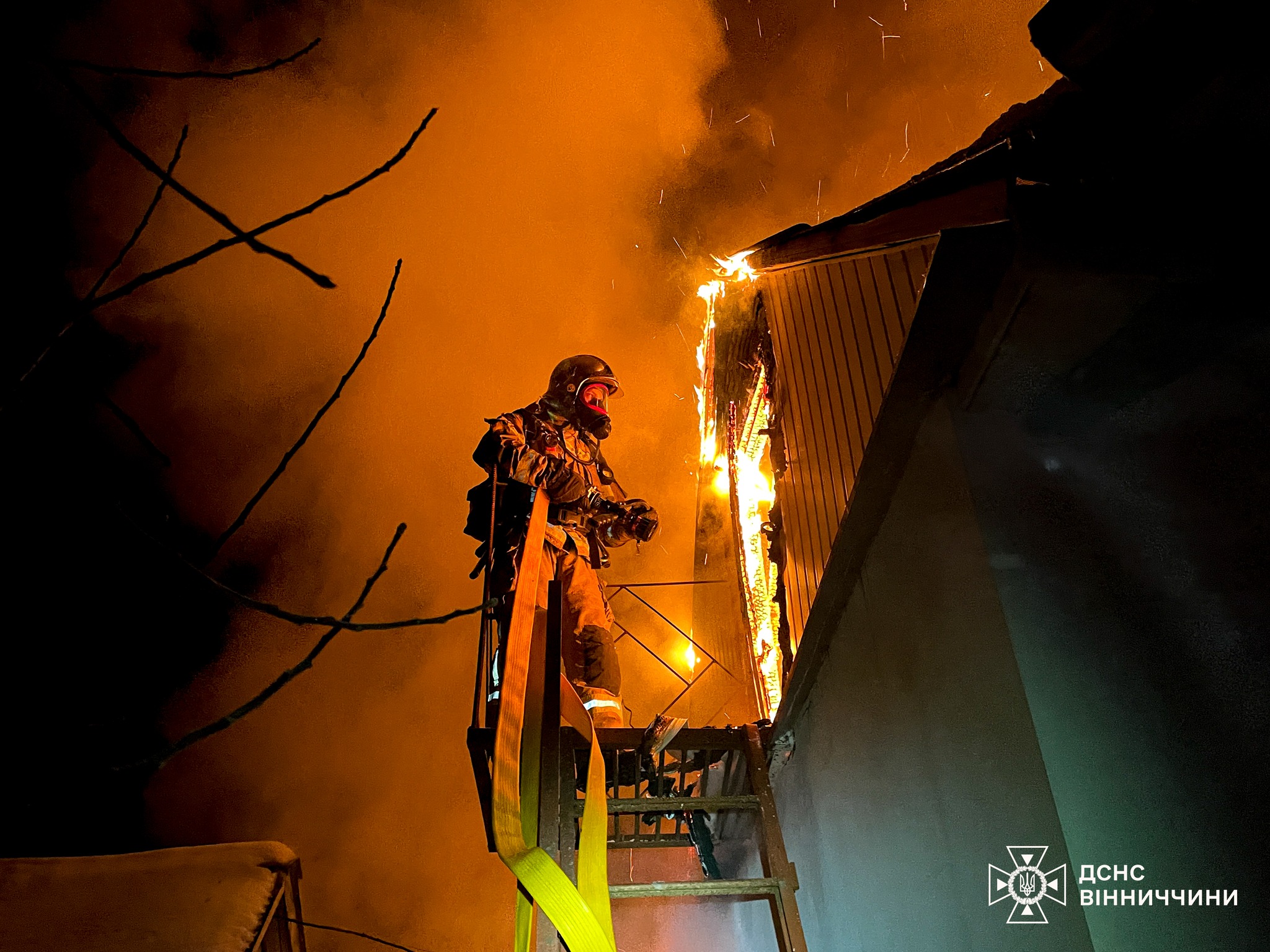У Вінниці горів магазин