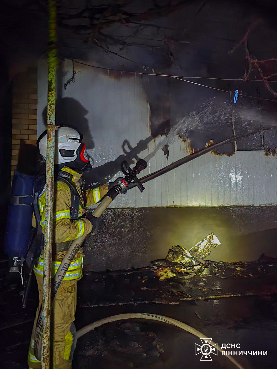 66-річна жінка травмувалася внаслідок пожежі на Вінниччині