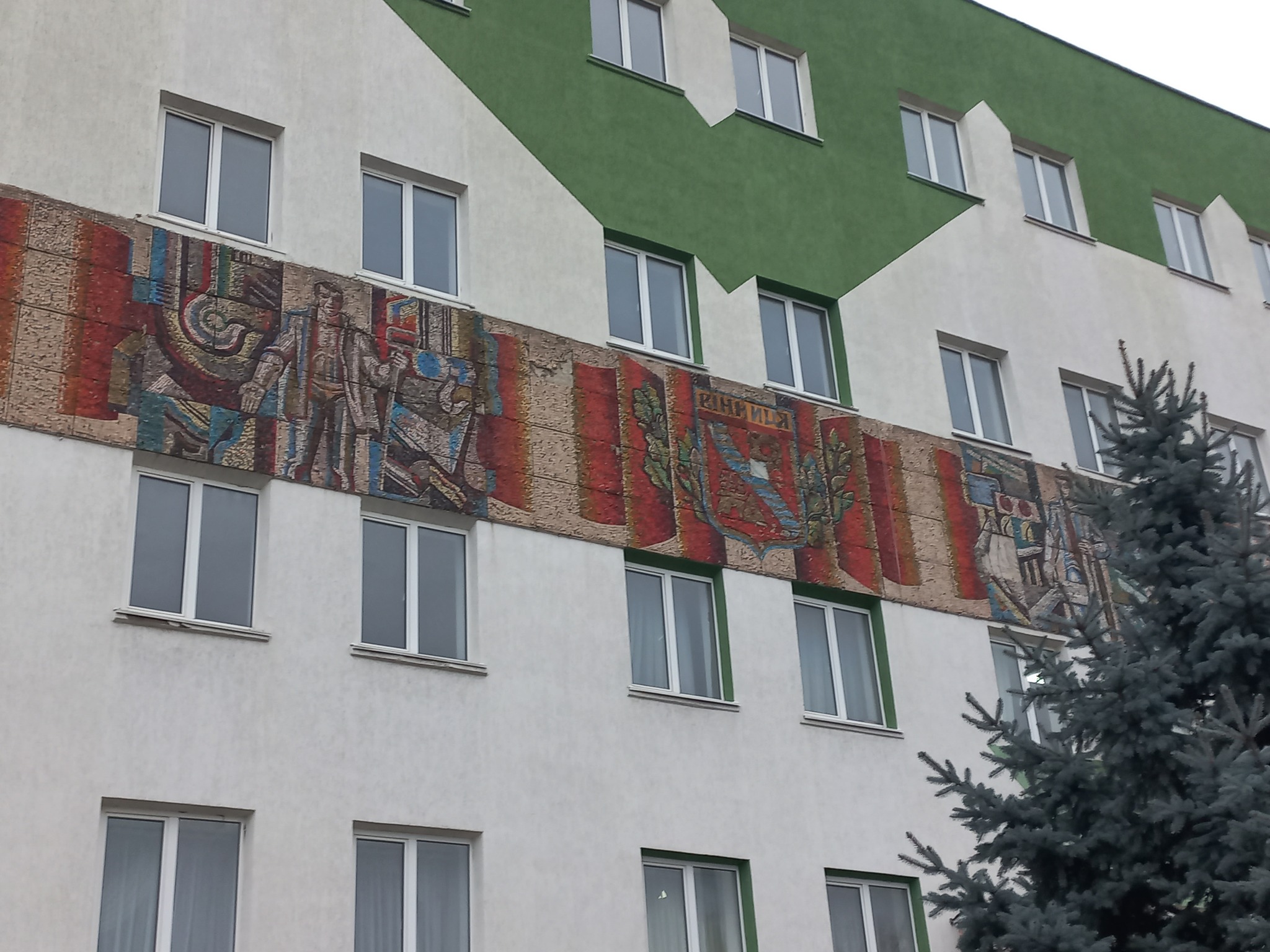 Мозаїку на будівлі в районі Тяжилова внесли до переліку нововиявлених об’єктів культурної спадщини