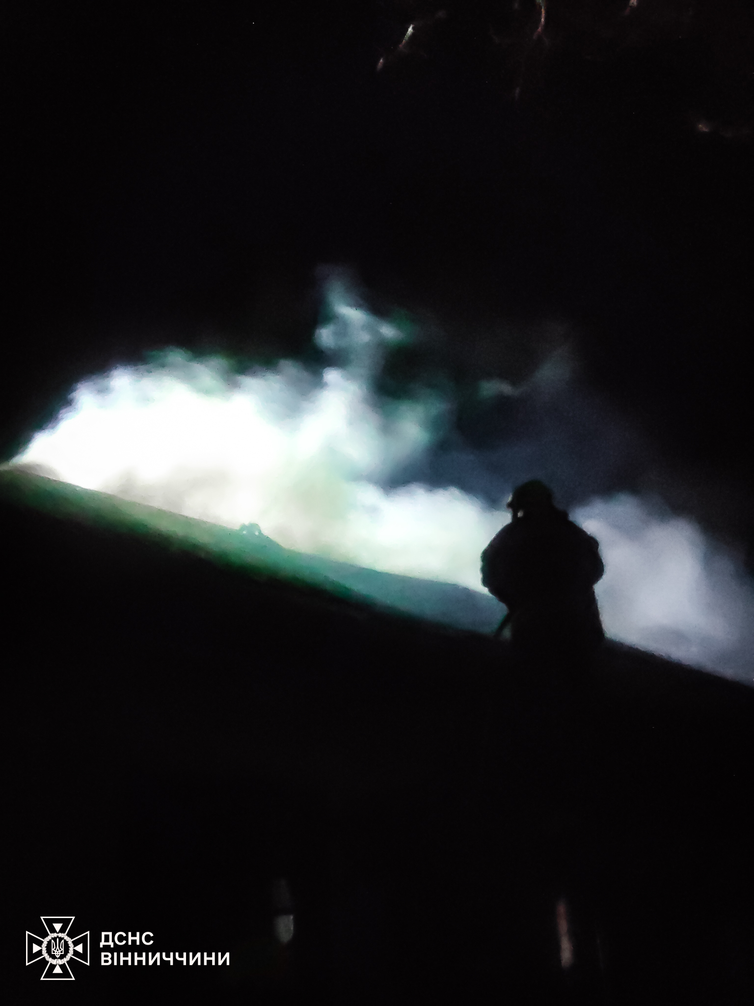 На Вінниччині горів легковик та покрівля приватного будинку