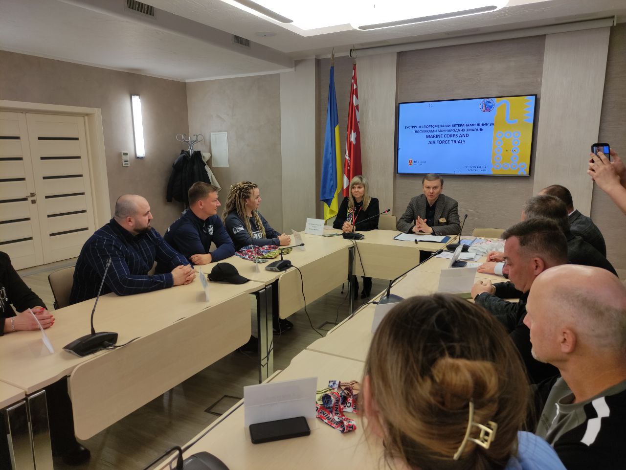 Міський голова відзначив ветеранів-спортсменів, які представляли Вінницю на міжнародних адаптивних змаганнях у США