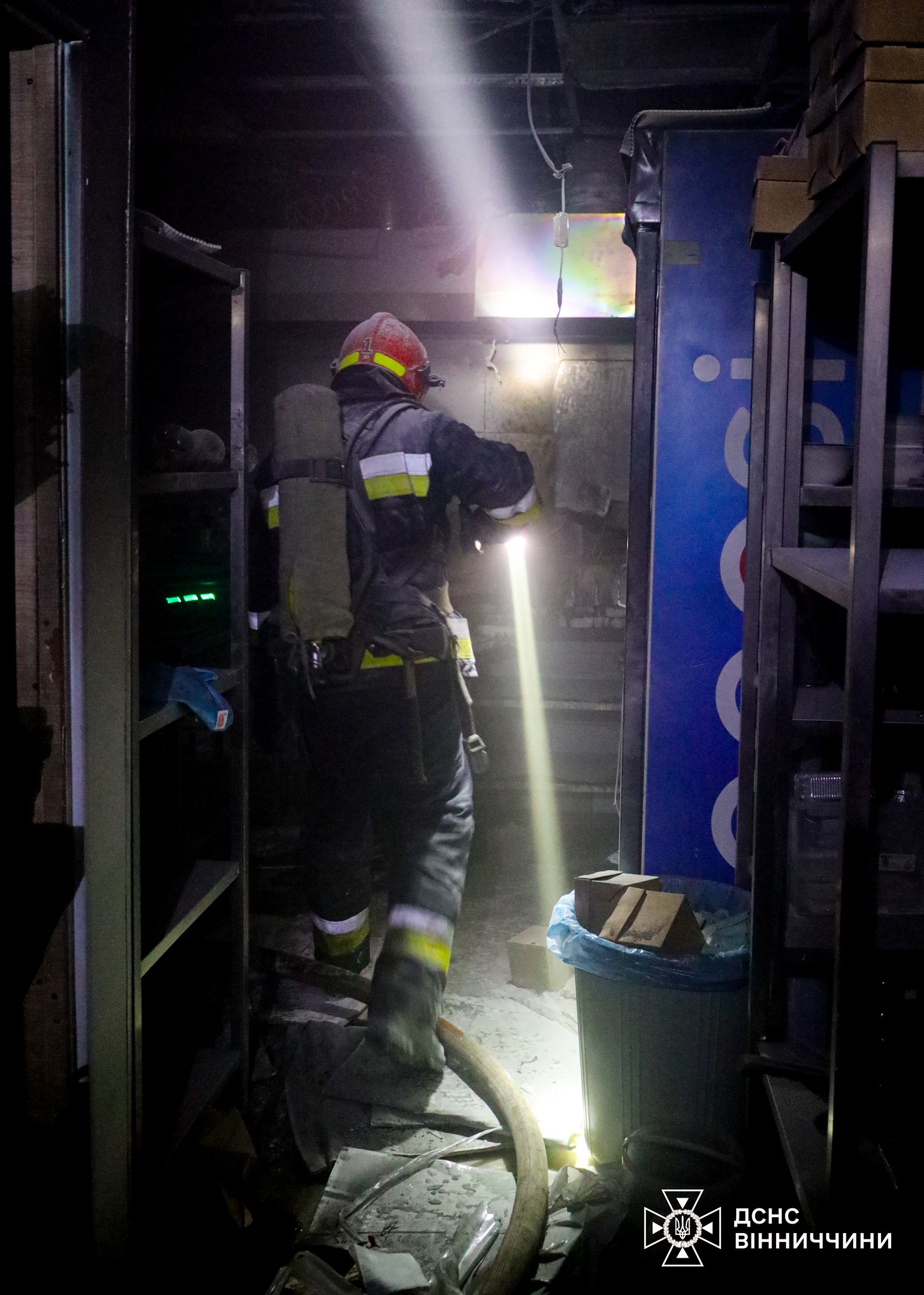 У Вінниці горів заклад харчування