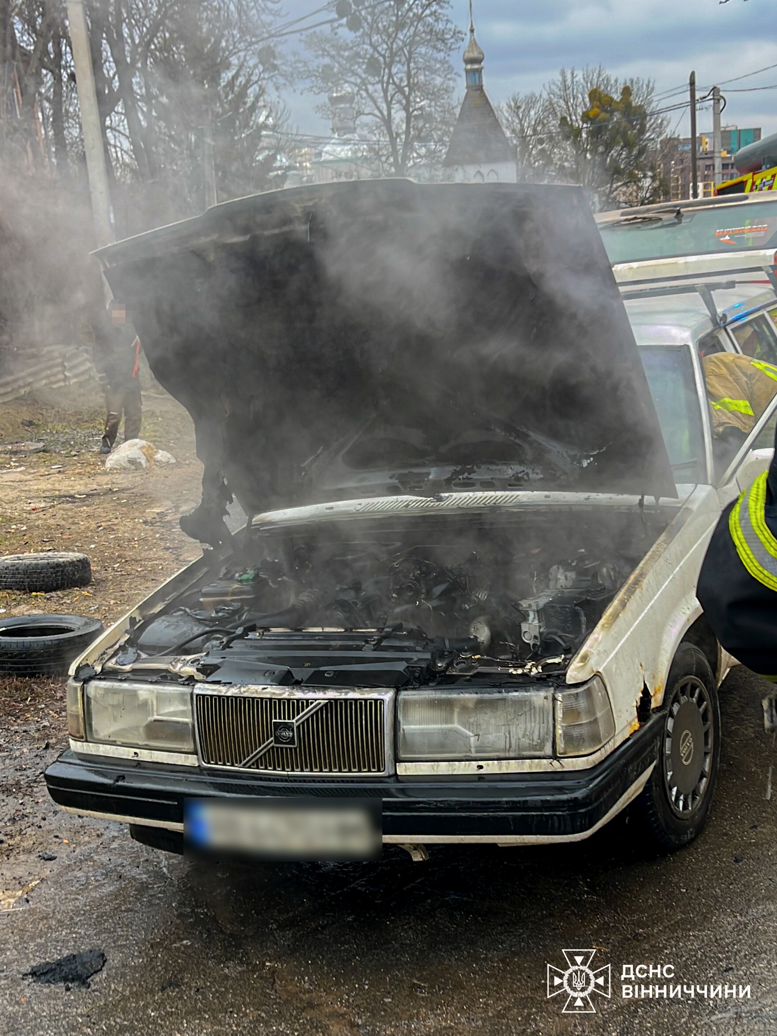 У Вінниці горів заклад харчування