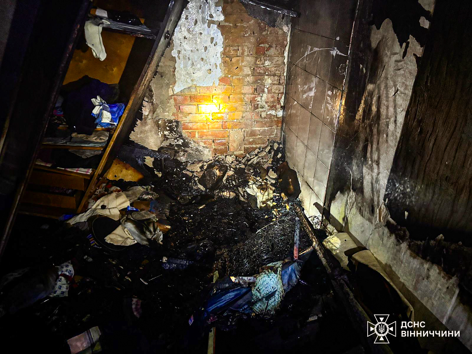 Під час пожежі у Вінниці врятували людину