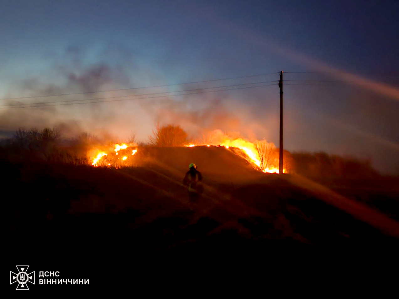 Кількість пожеж у природних екосистемах Вінниччини стрімко зростає