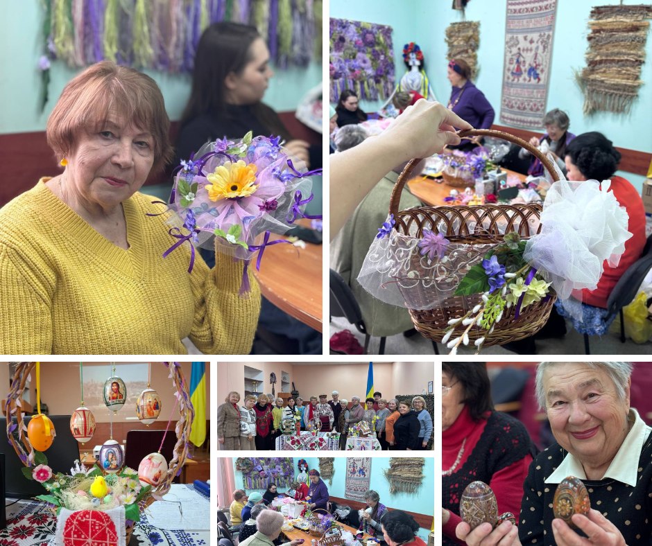 Великдень у Вінницькому терцентрі: духовні традиції, створення весняних композицій та писанок