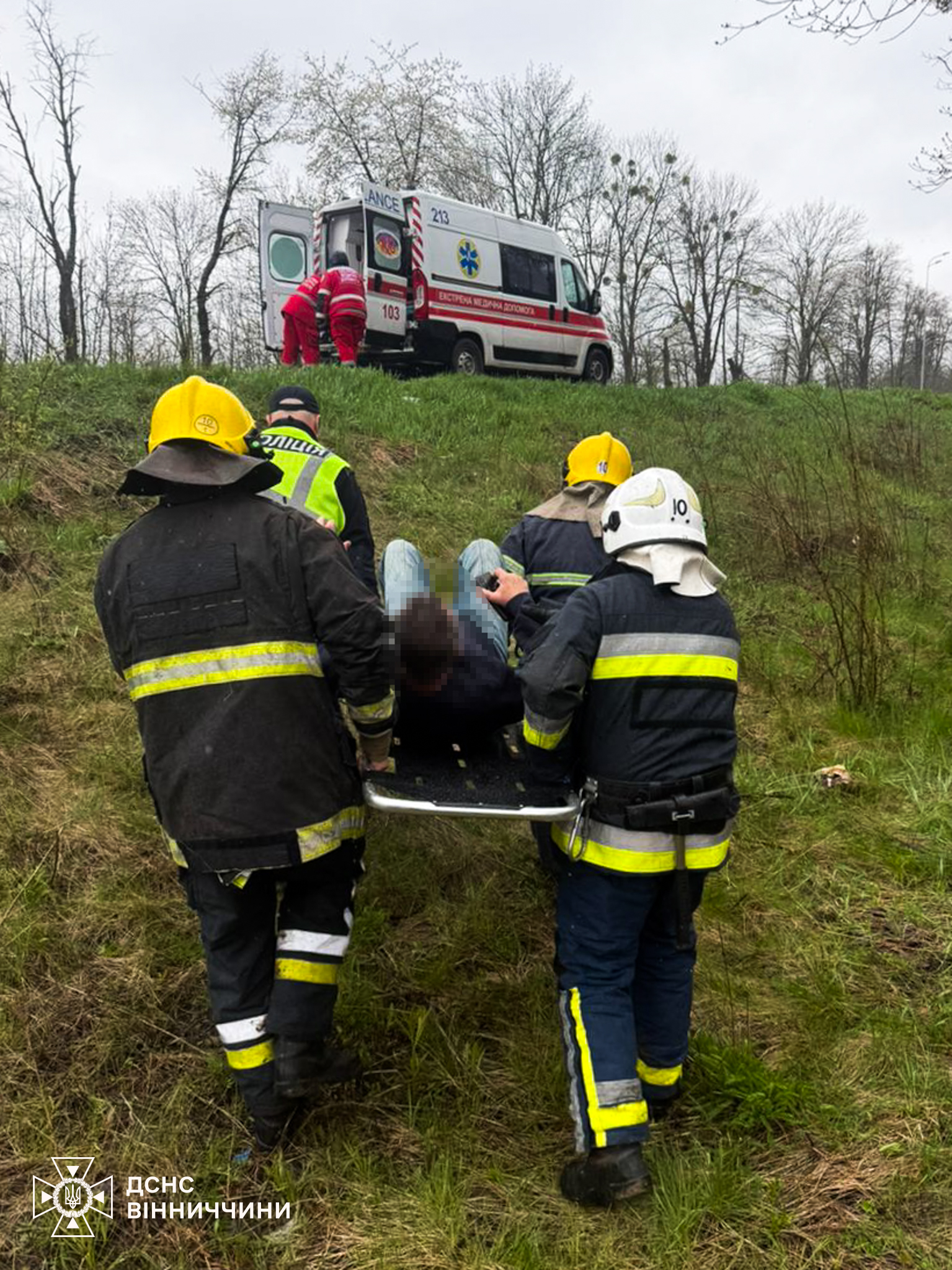 Легковик зіткнувся з деревом на Вінниччині — водія деблокували рятувальники