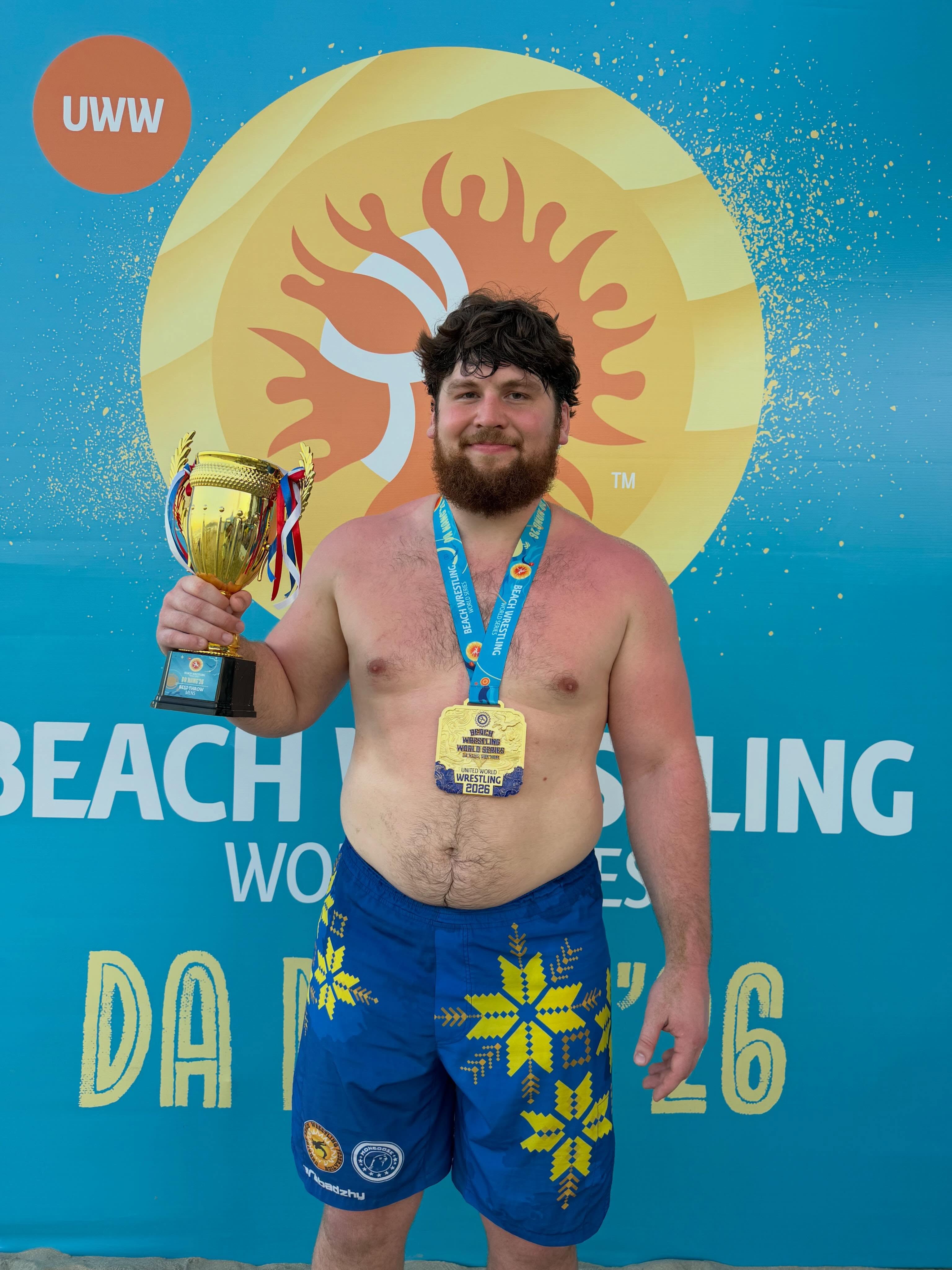 Вінницький атлет Важа Даіаурі — чемпіон світу з пляжної боротьби