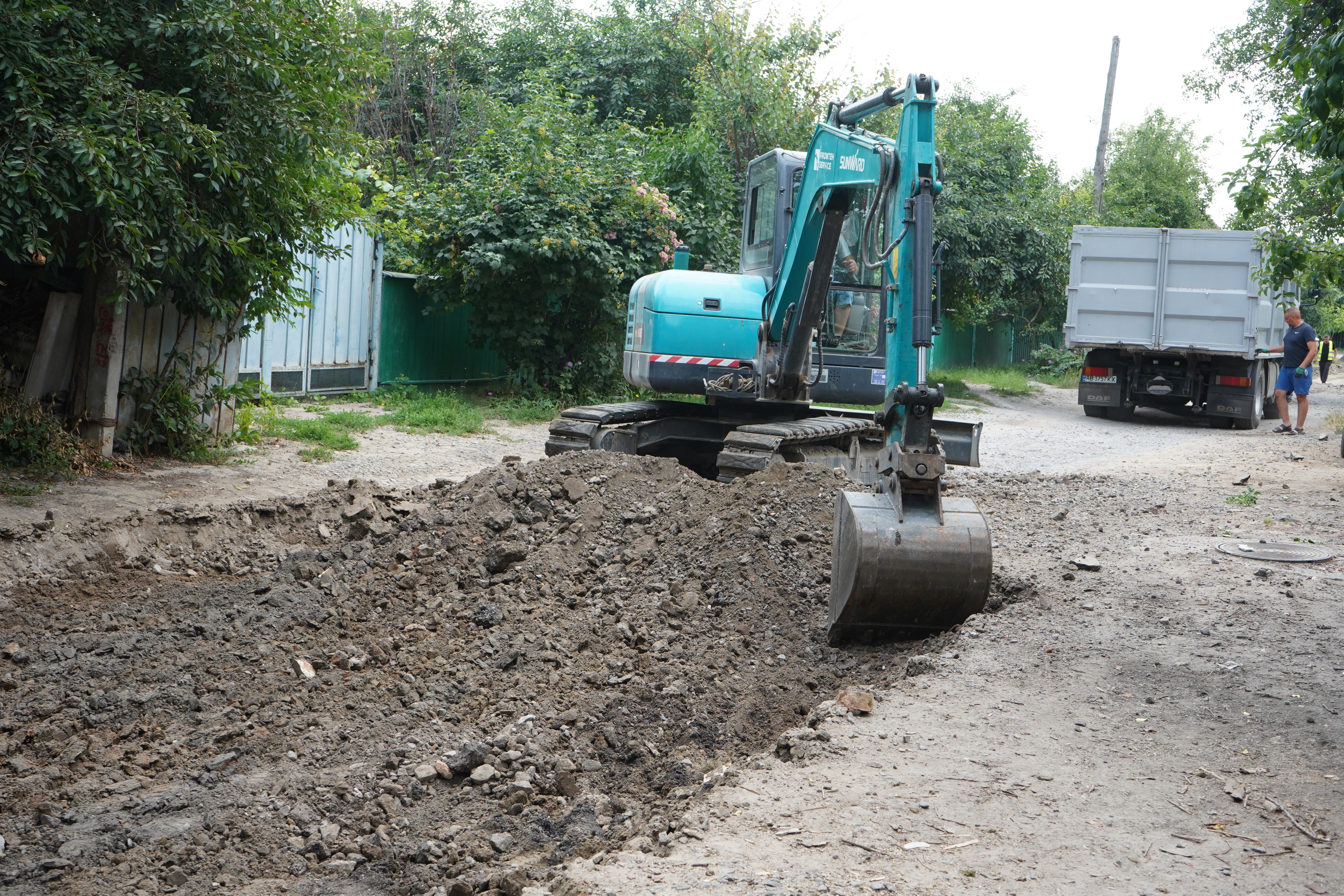 У Вінниці ремонтують вулицю Дмитра Михайловського за програмою співфінансування