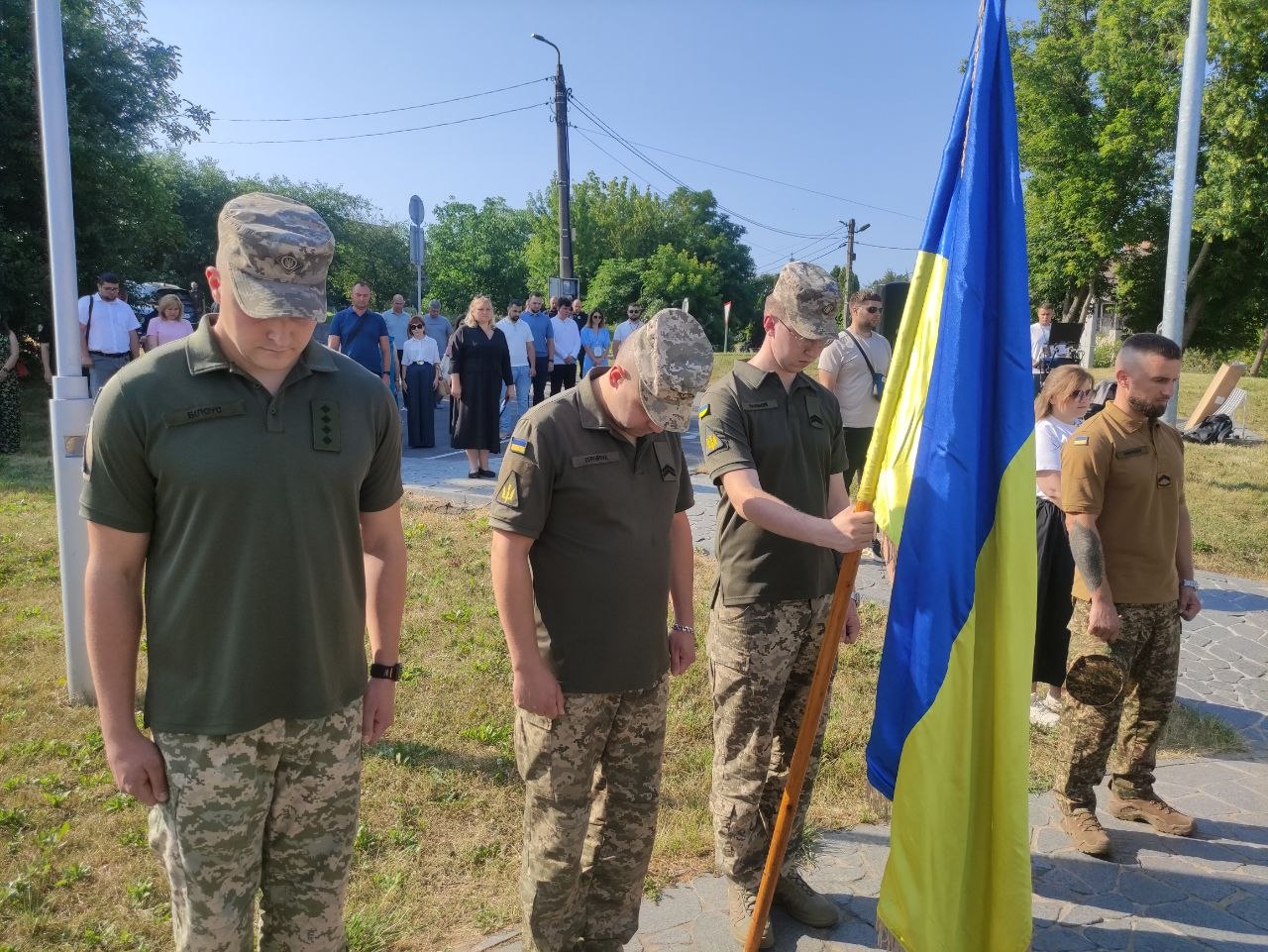 До Дня Української Державності у Вінниці на Замковій горі урочисто підняли Державний Прапор України