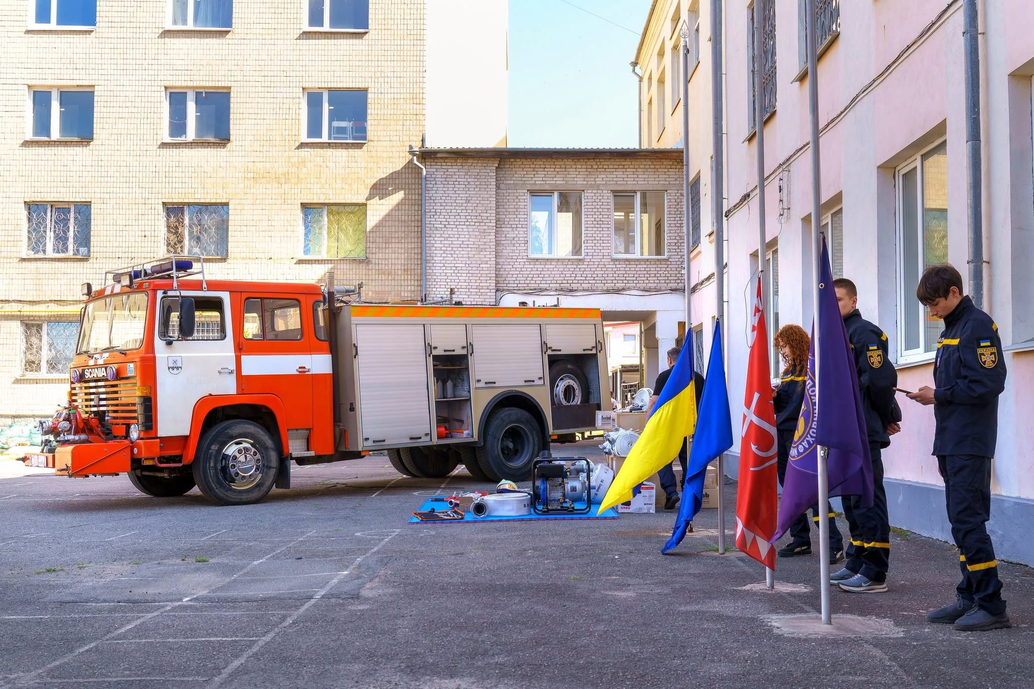 Вінницький транспортний фаховий коледж отримав гуманітарну допомогу від партнерів із Литви