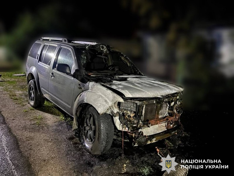 На Вінниччині завербований росією підліток підпалив авто військового