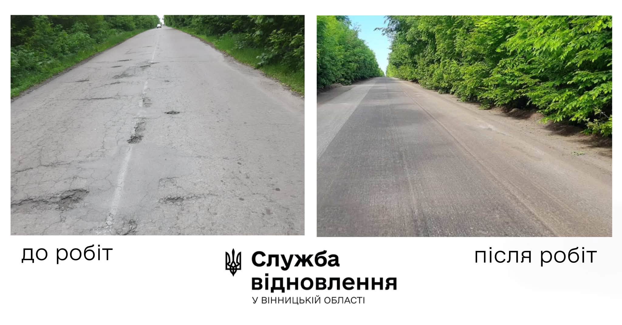 На Вінниччині відремонтували понад 30 тисяч квадратних метрів дороги до міжнародного пункту пропуску