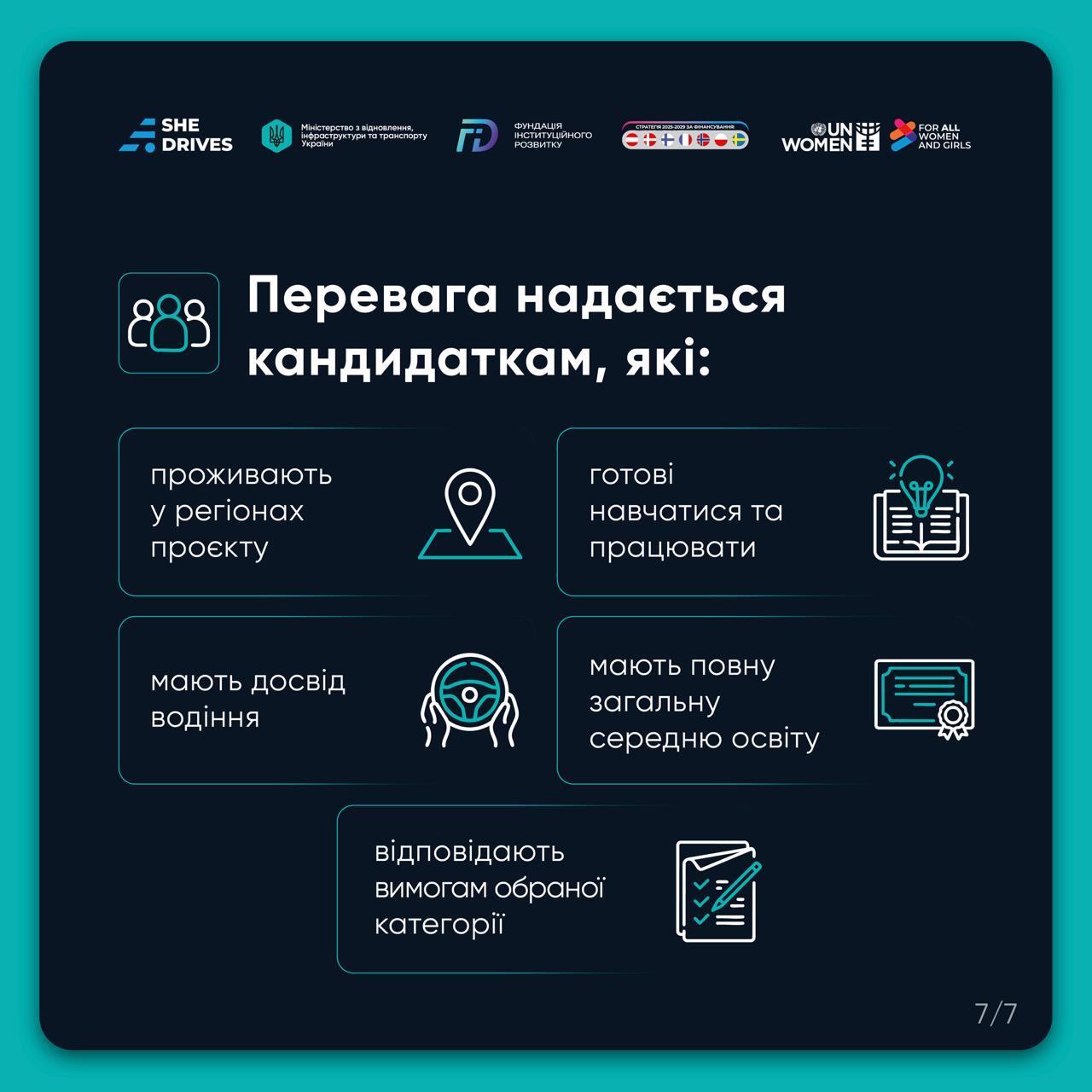 Вінничанок запрошують безкоштовно навчитися керувати вантажівками та автобусами