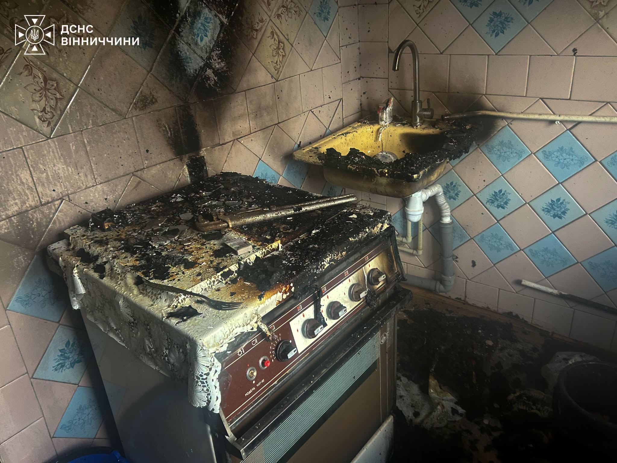 У Ямполі в квартирі загорівся газовий балон: 58-річна жінка отримала опіки