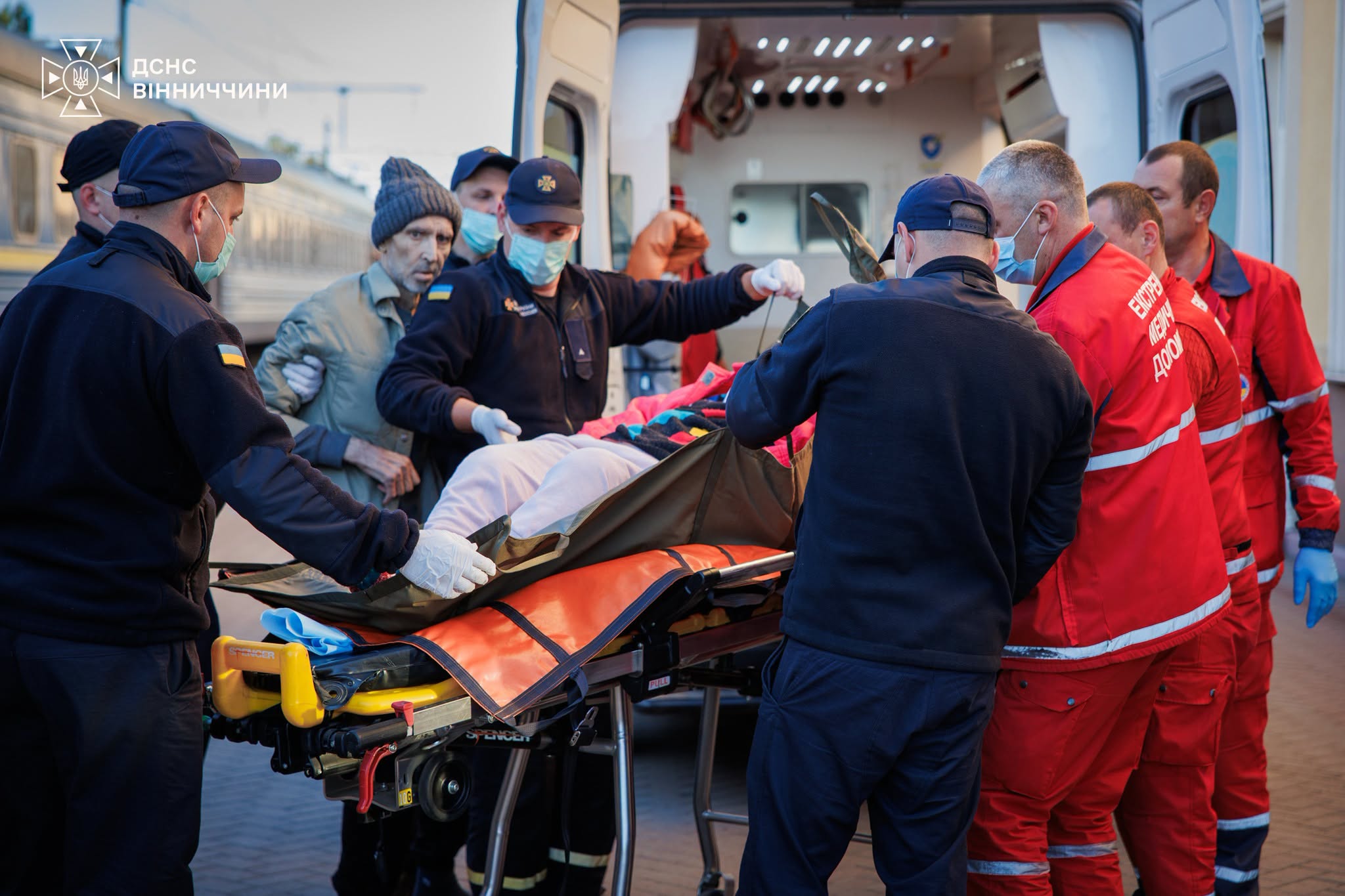 У Вінницю прибув евакуаційний потяг із Харківщини