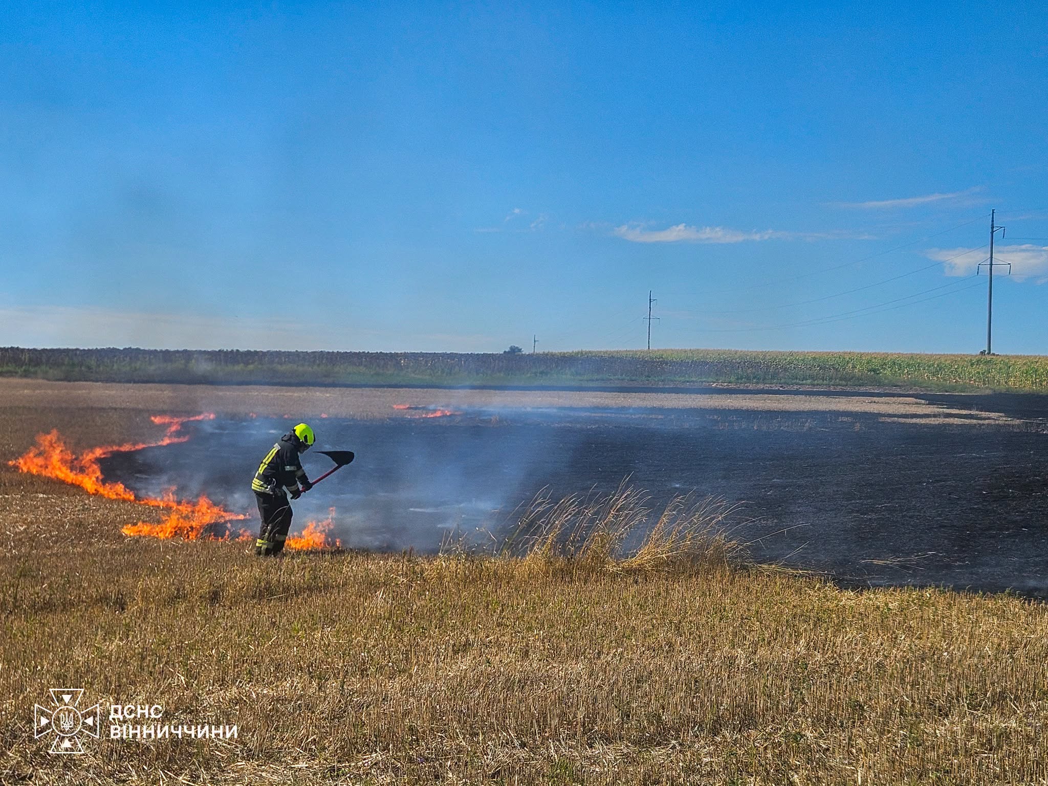 У Вінниці горіла автошкола