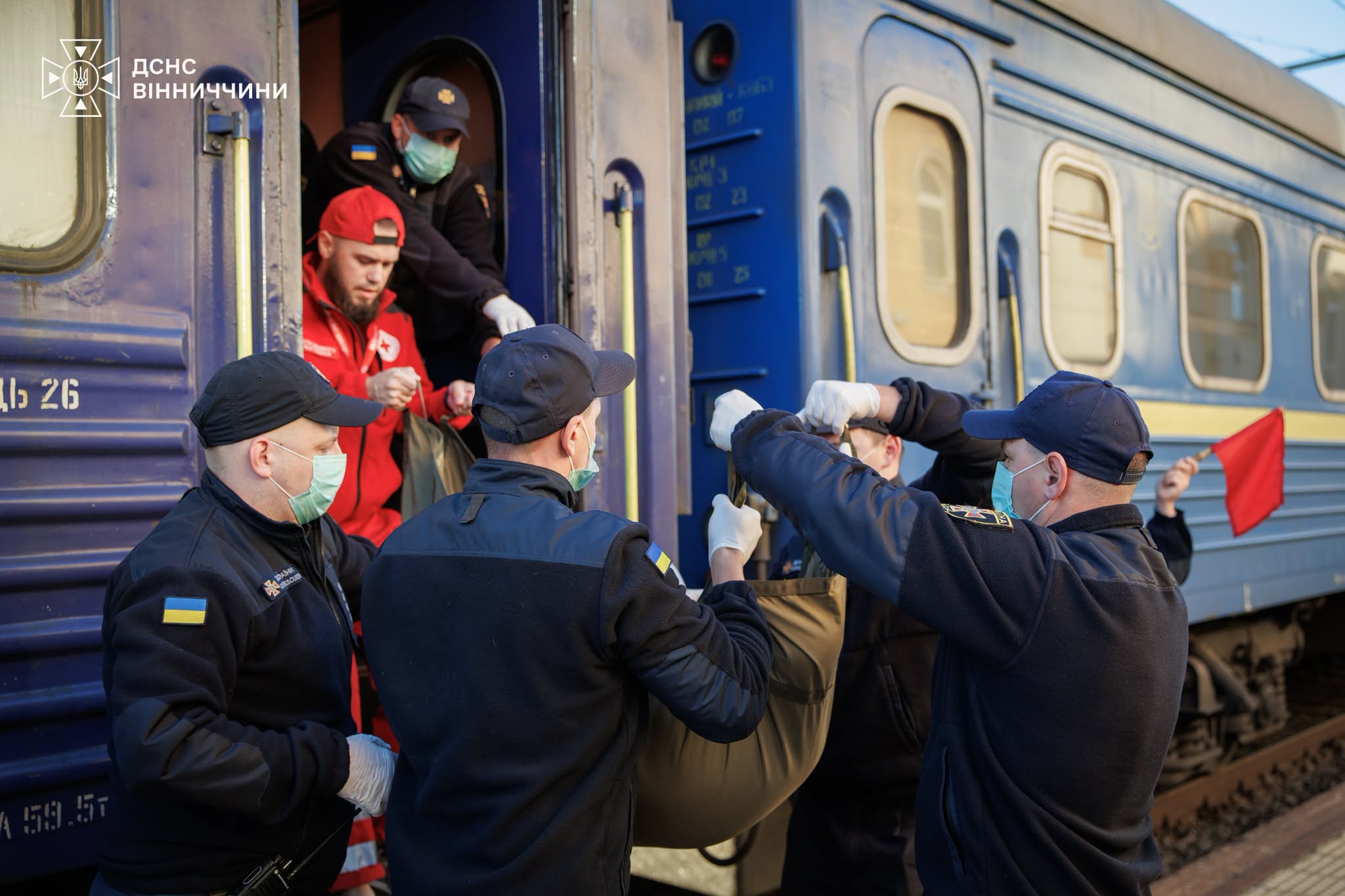 У Вінницю прибув евакуаційний потяг із Харківщини