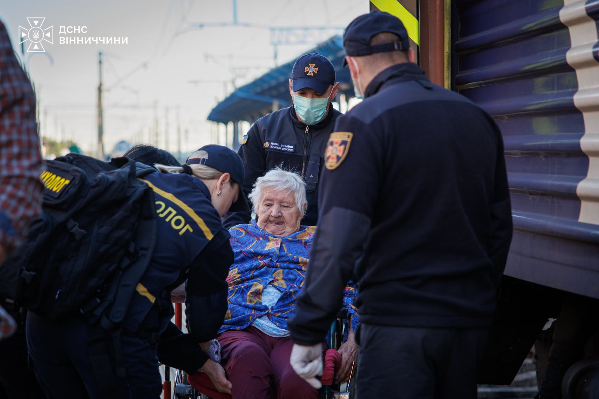 У Вінницю прибув евакуаційний потяг із Харківщини