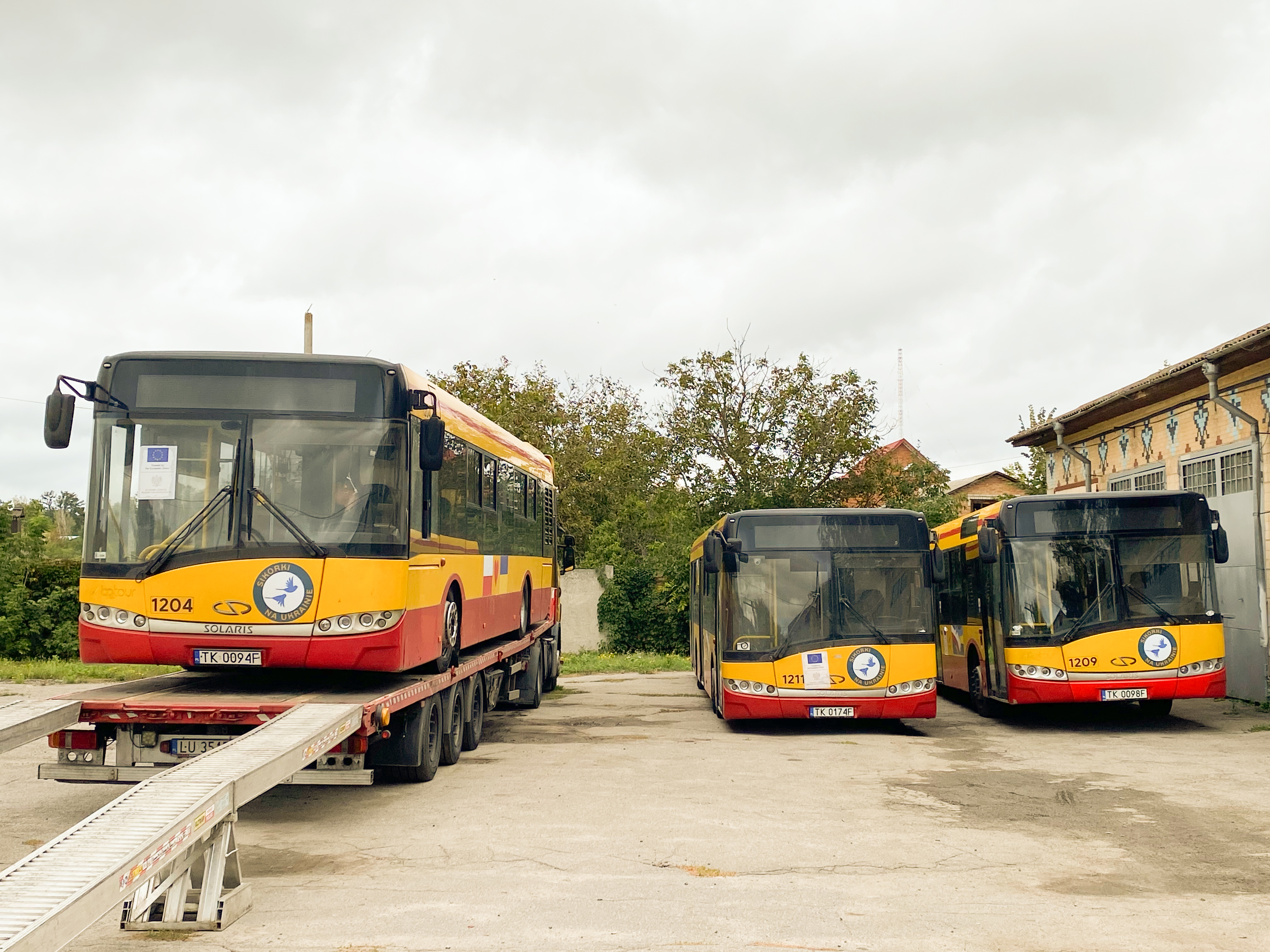 15 автобусів для Вінниці: перші Solaris уже прибули з Польщі