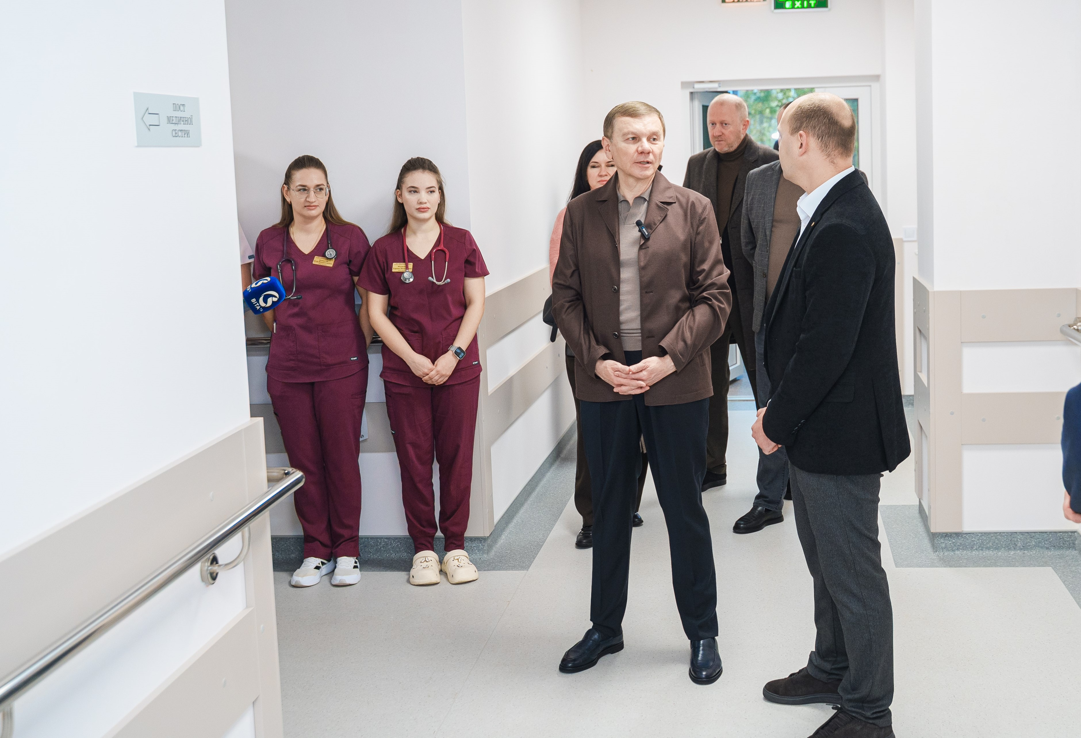 У Вінницькому територіальному медичному об’єднанні №1 оновили третій поверх терапевтичного корпусу